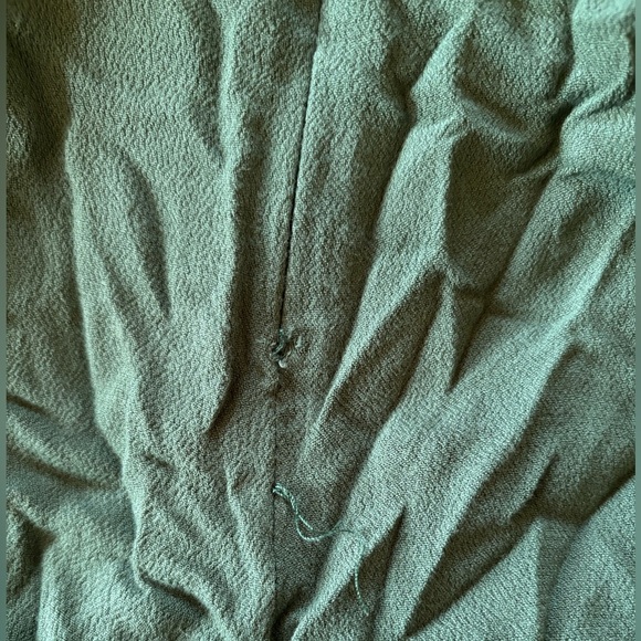 American Threads Green Tank Romper Medium - Picture 3 of 7